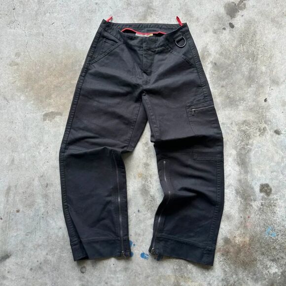 Vintage Prada Linea Rosa Military Cargo Pants Size 32X31 - Picture 1 of 9